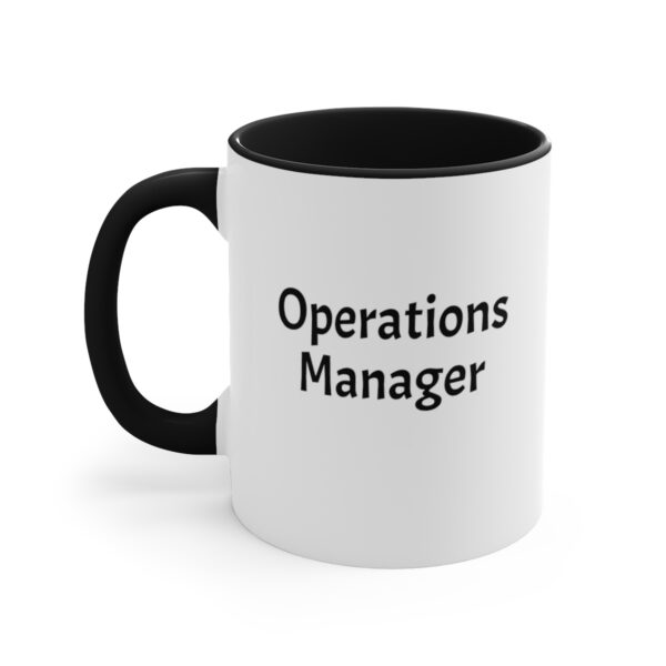 Operations Manager  Accent Coffee Mug, 11oz - Image 6